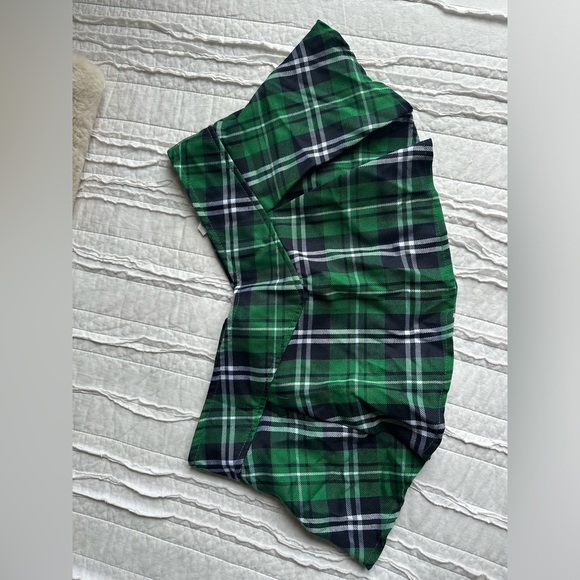 Micro skirt green plaid y2k - Picture 3 of 6